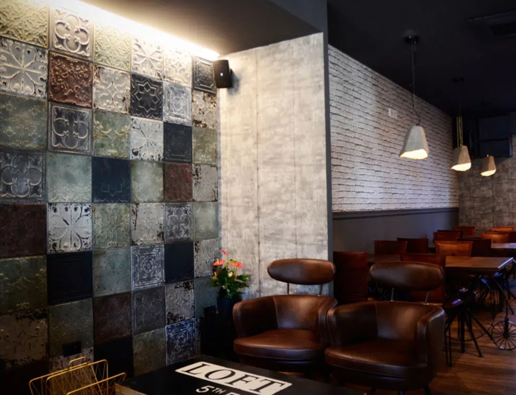 Lounge Bar dettaglio sala Blend a Potenza