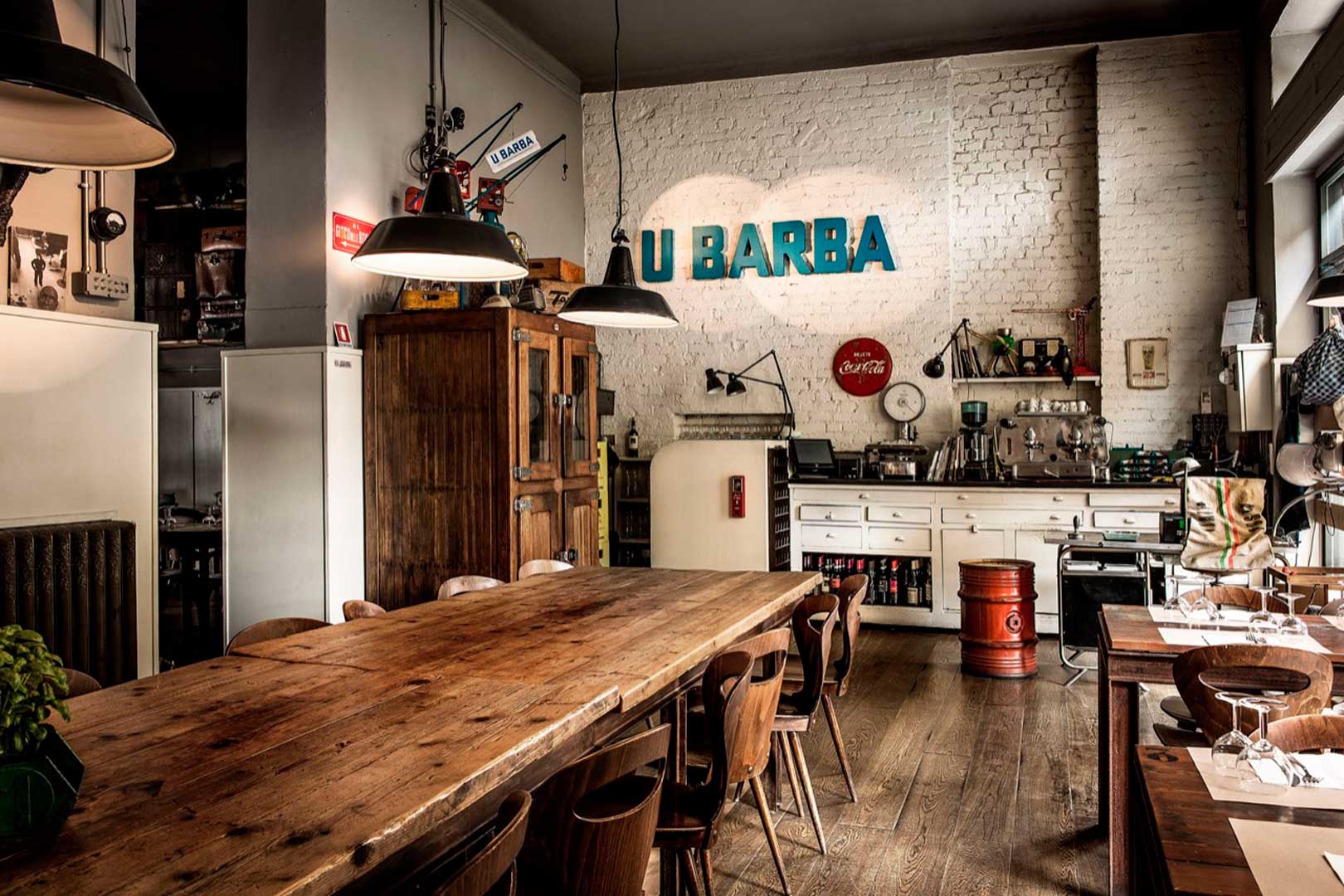 U Barba Ristorante industrial vintage - Milano